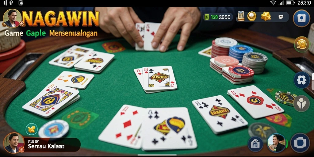 Tampilan gameplay NAGAWIN yang mengasyikkan dan interaktif.