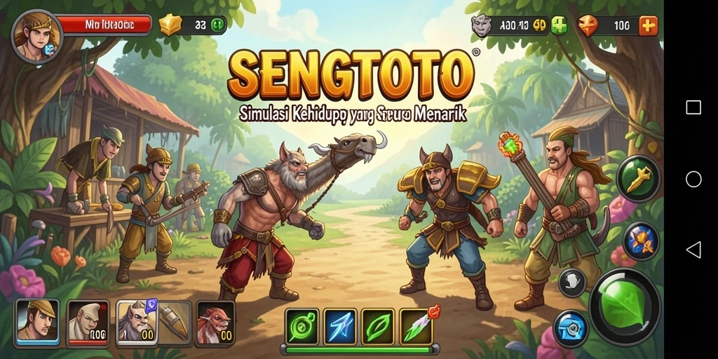 Screenshot gameplay SENGTOTO dengan interaksi yang menyenangkan.