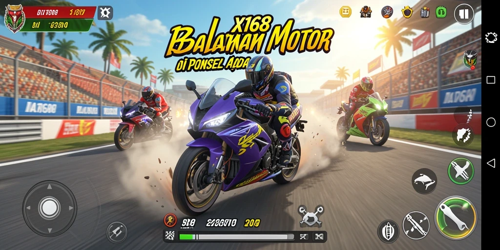 Gameplay seru dan mendebarkan dari X168 yang membuat adrenalin meningkat.